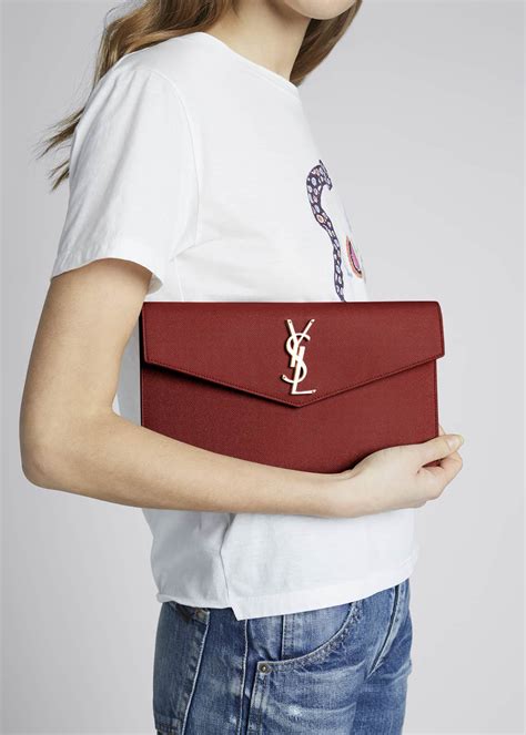 ysl uptown clutch.